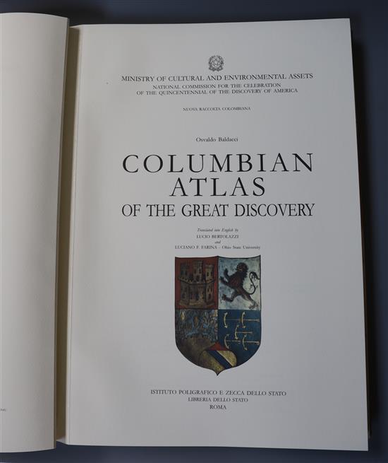 Columbus, Christopher - Nuova Raccolta Colombriana - The English Edition, complete in 14 books, vols 1-7,9,11